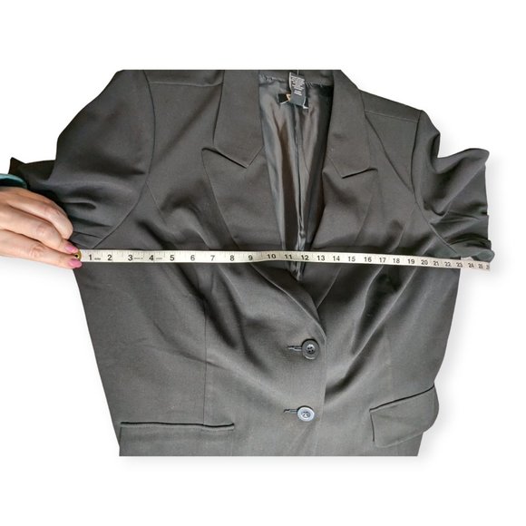 Studio 1940 Black Button Front Blazer NWT Size 18W - Picture 12 of 15